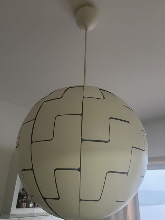 Candeeiro suspenso teto ikea 52cm