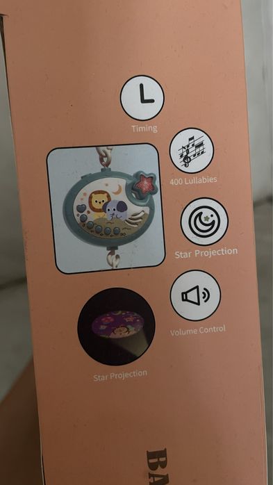 Musical mobile for baby bed/Centro de Música para Berço