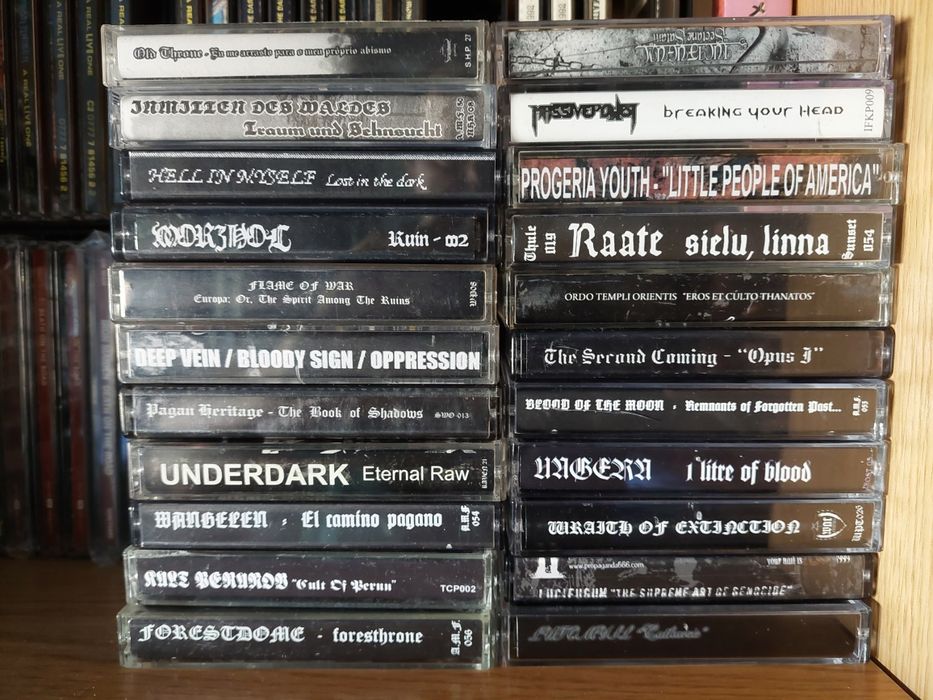 Cassetes metal punk rock