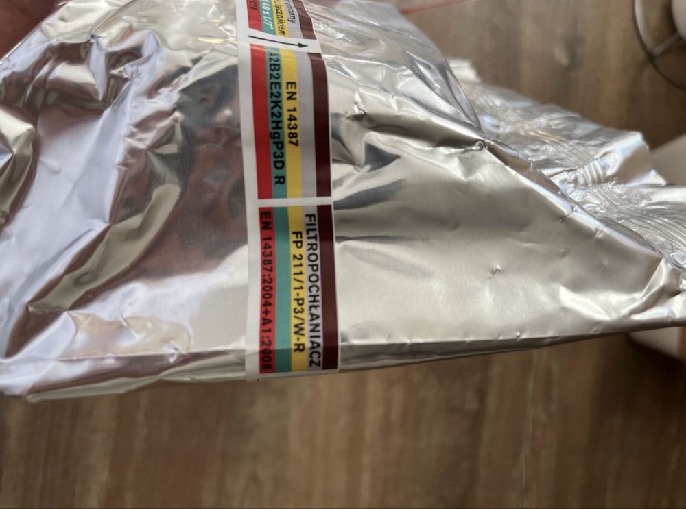 Maska pełnotwrzowa Honeywell + filtropochłaniacz