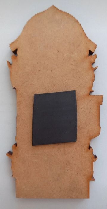 Praga drewniany magnes na lodówkę