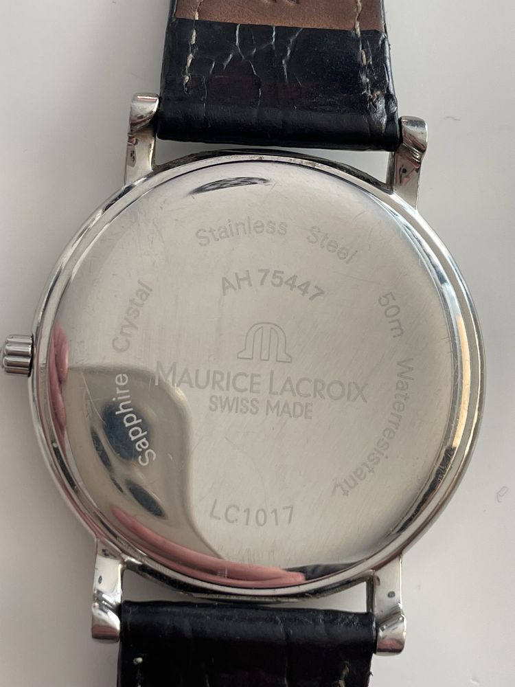 Zegarek męski Maurice Lacroix lc1017 idealny stan, 38mm