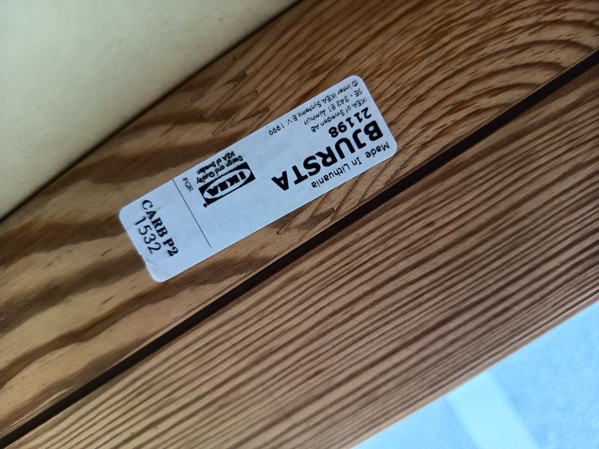 Stól IKEA Bjursta 140/84 plus cztery krzesła Börje