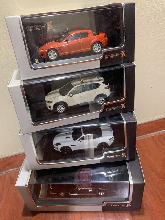 1:43 колекційні моделі Premium X  • STUTZ • JAGUAR • MAZDA •