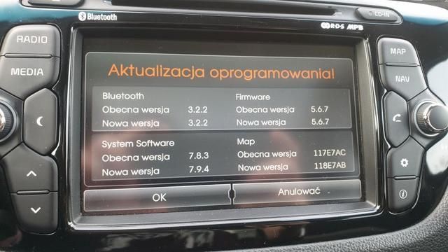Kia Hyundai Mapy Europa 2025 Radary Polskie menu Android Auto CarPlay