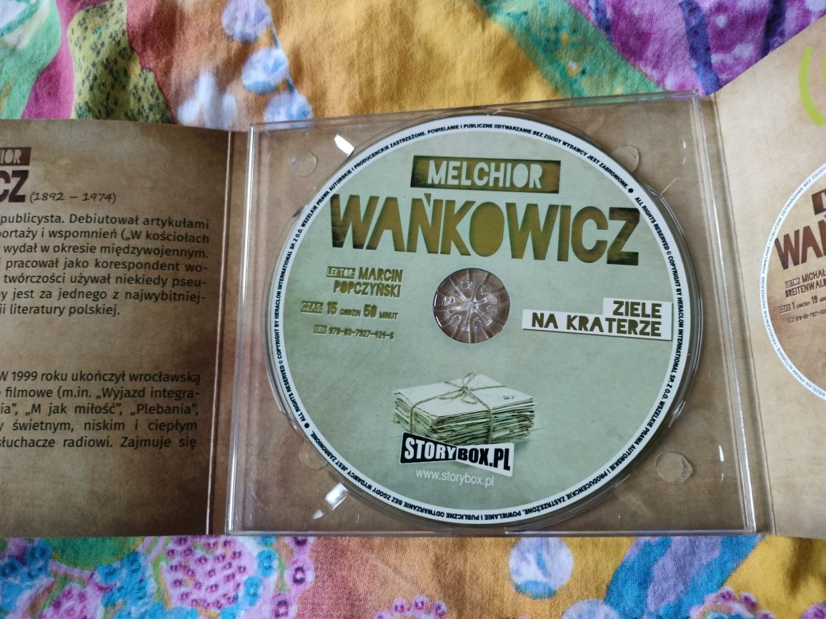 Melchior Wańkowicz "Ziele na kraterze" audiobook mp3 JAK NOWY