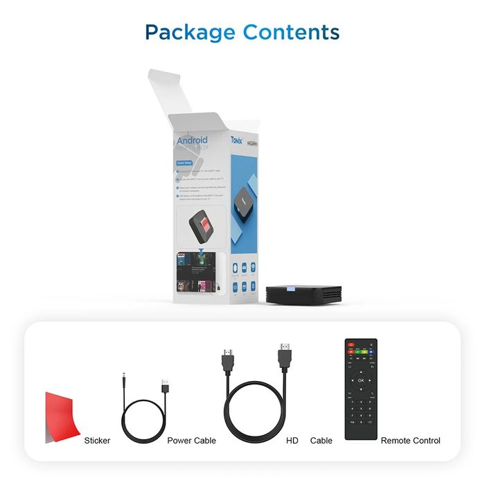 Смарт Android приставка 2/16 mini tv box