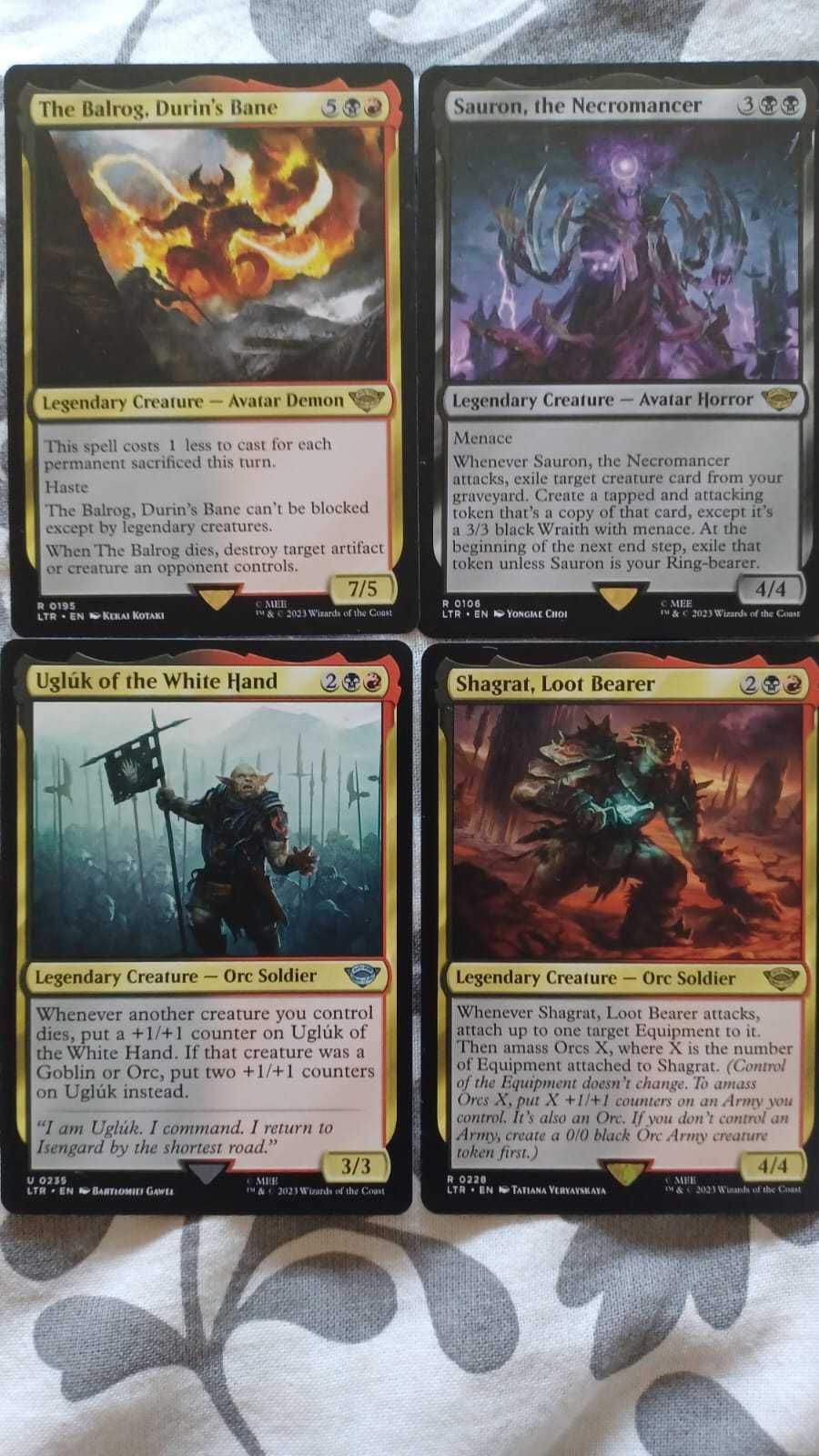 Decks MTG Senhor dos Anéis