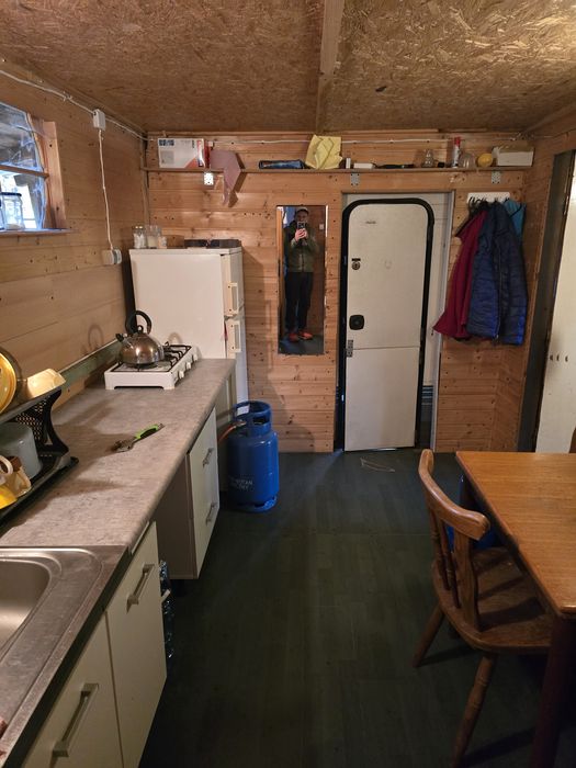 Przyczepa z domkiem na działce w Siemianach, 100m do jeziora!