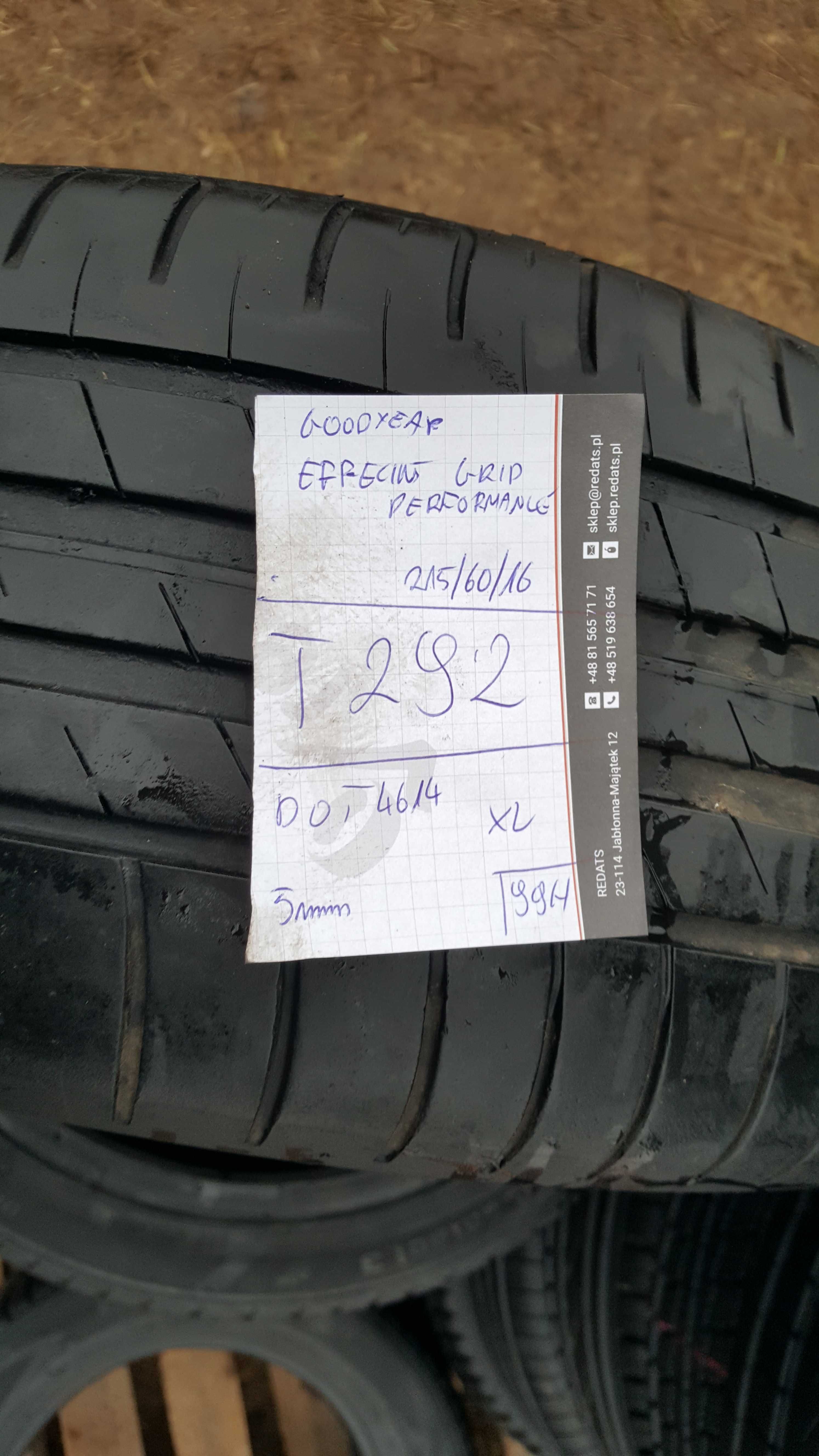 Goodyear 215/60 r16 EfficientGrip Performance /// 5mm!!! Gwarancja