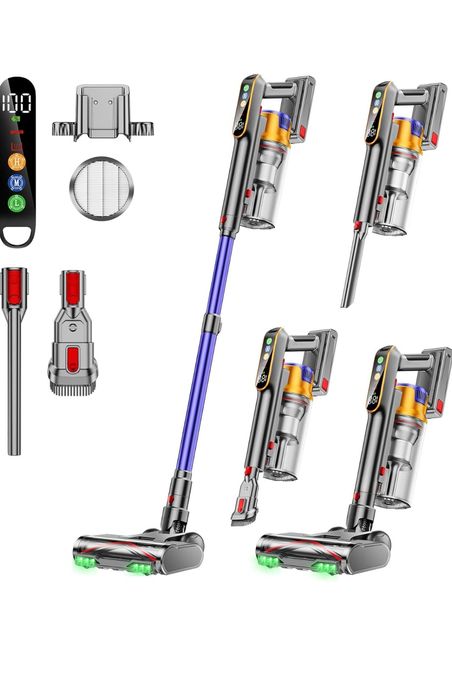 Бездротовий пилосос 2-в-1 з функцією зарядки та зберігання (Настінне к