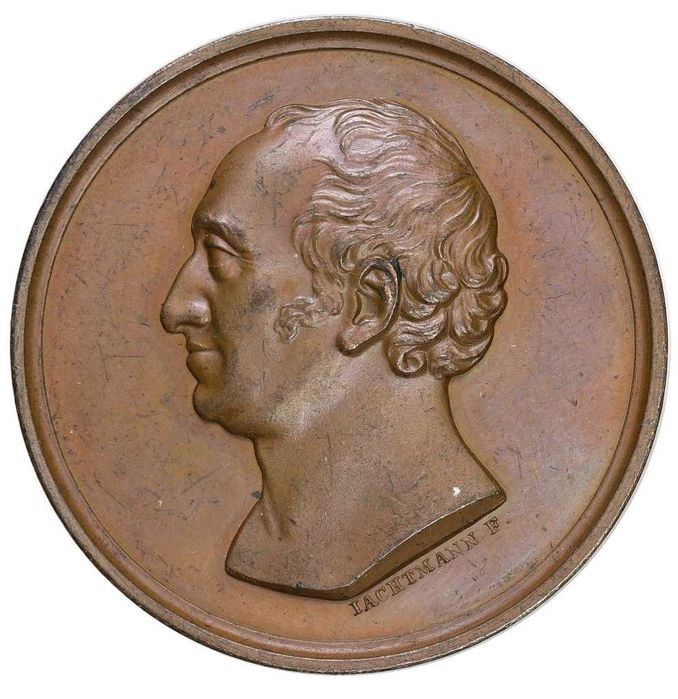 Medal Joseph Zerboni di Sposetti prezes Rejencji Pruskiej w W. Ks. P.