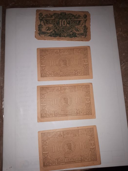 Nota / cédula de 10 centavos