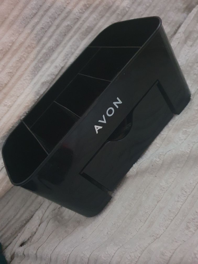 Avon organizer pudełko na kosmetyki pędzle gadzety