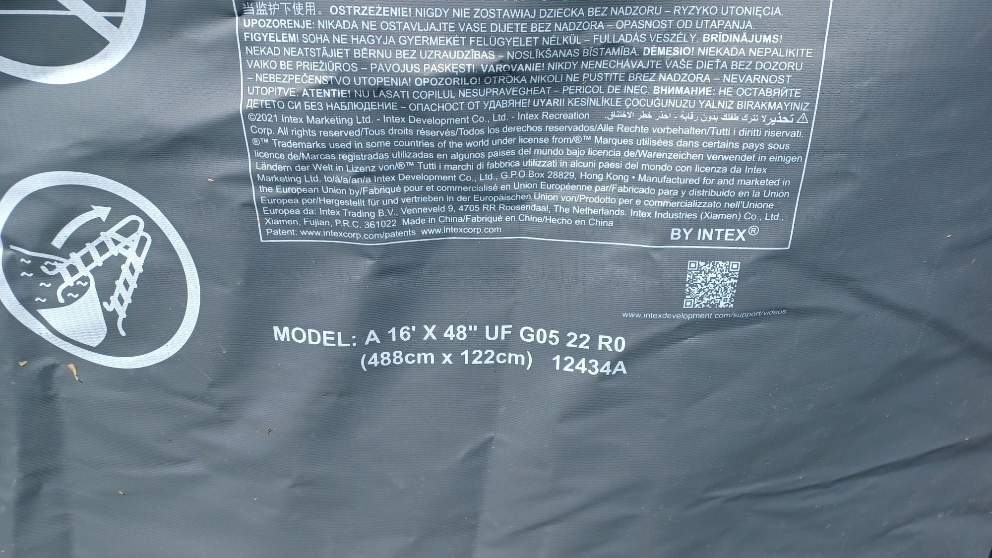Basen stelażowy 4.88x1,22m Intex Ultra XTR
