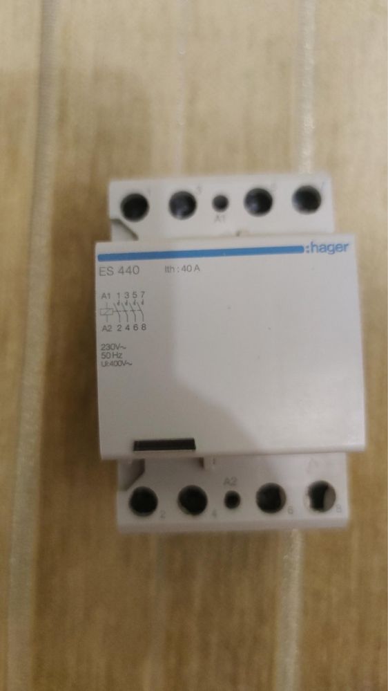 Автоматический выключатель Etimat та дифавтомат і контактор Hager