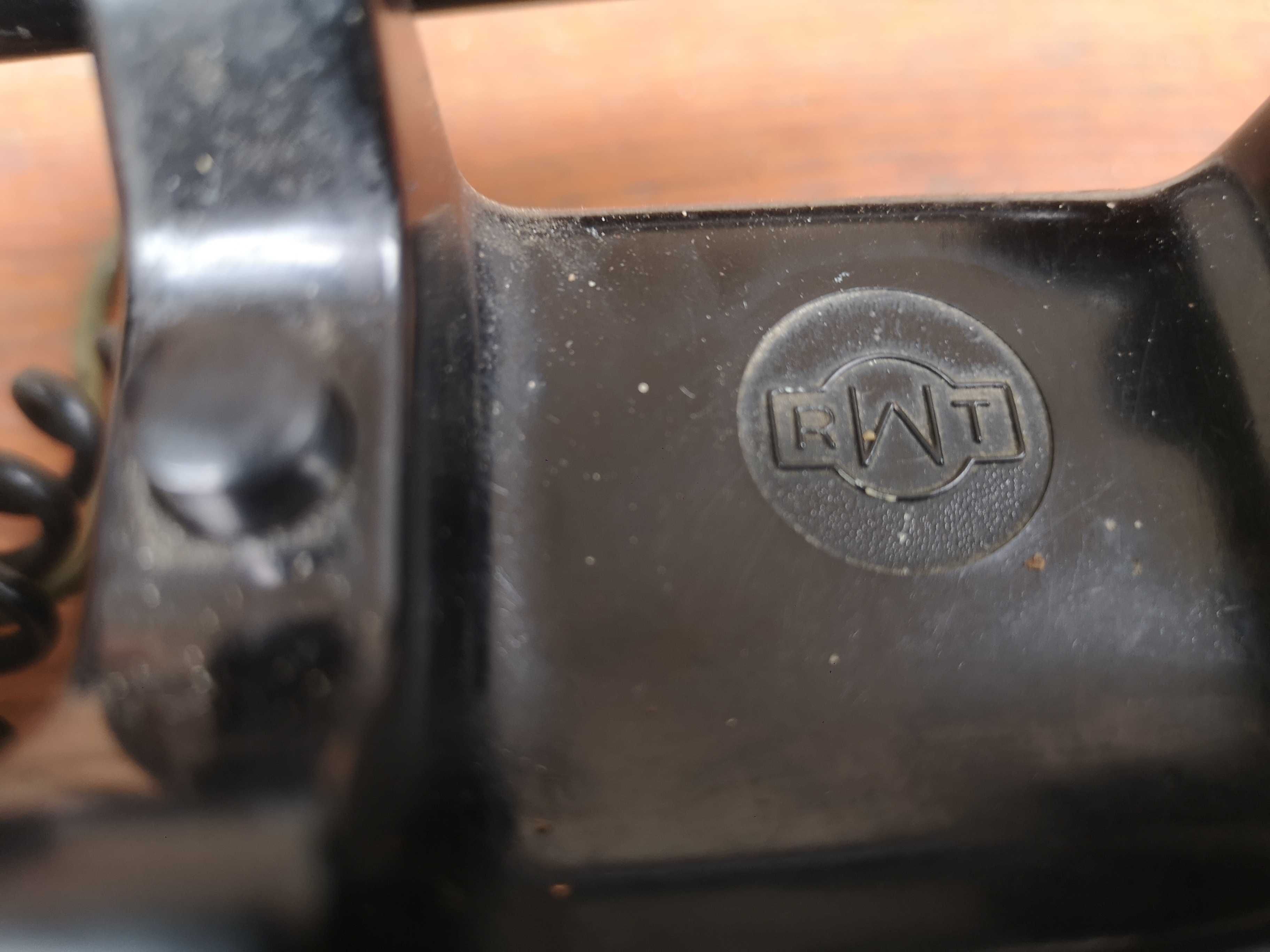 Stary zabytkowy telefon rwt 1957r z kablem zasilającym