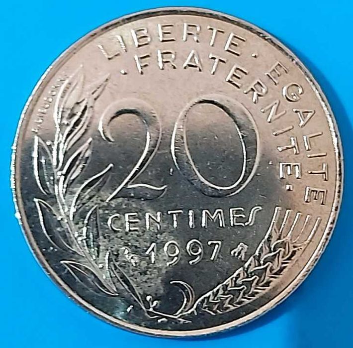 20 Cêntimos de 1997 de França