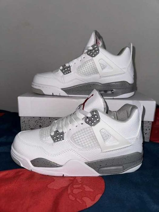 buty Espadryle Jordan4_Retro_White_Oreo_ Espadryle/ R.41
