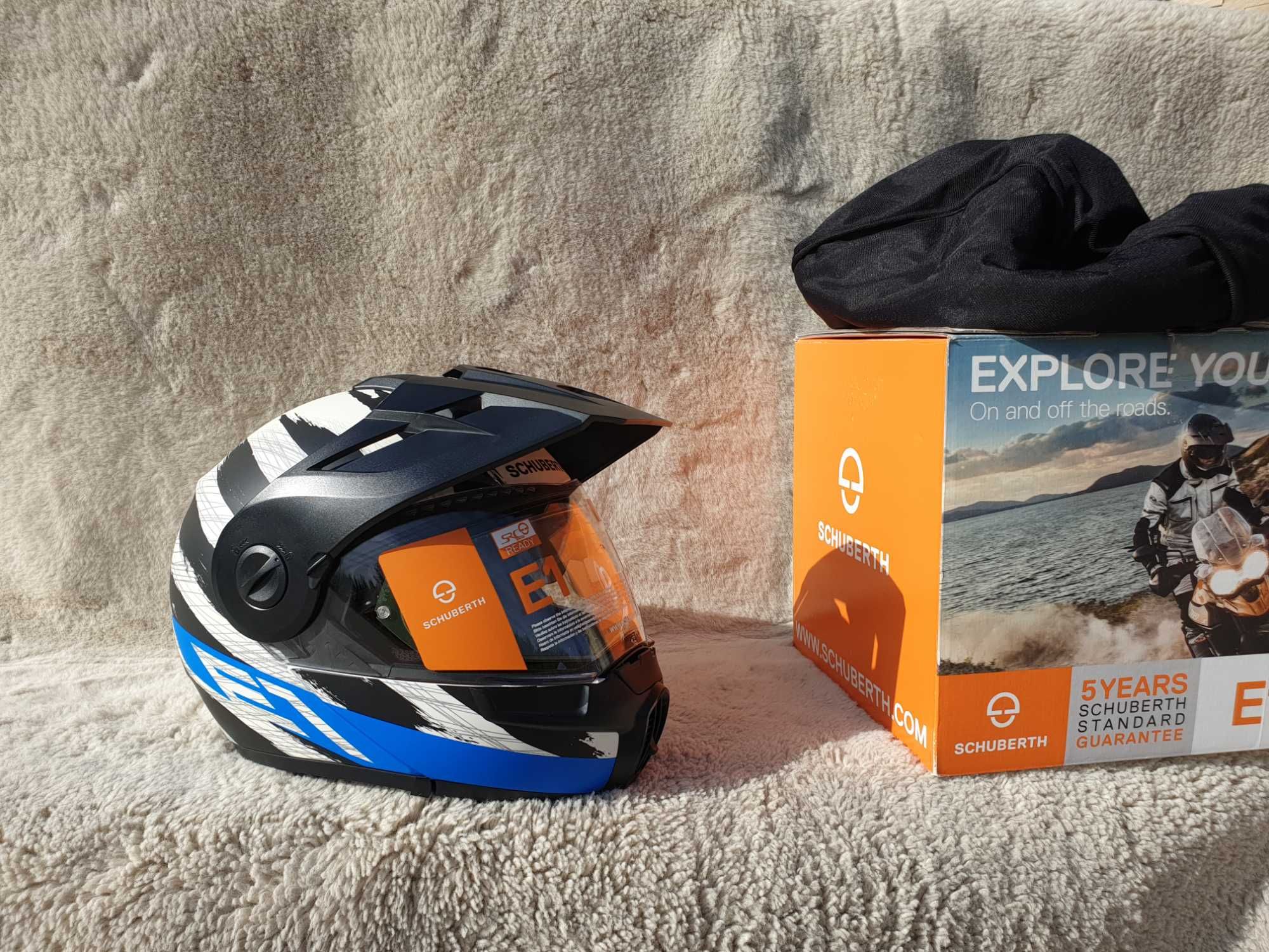 Schuberth E1 XS szczękowy kask motocyklowy z blendą