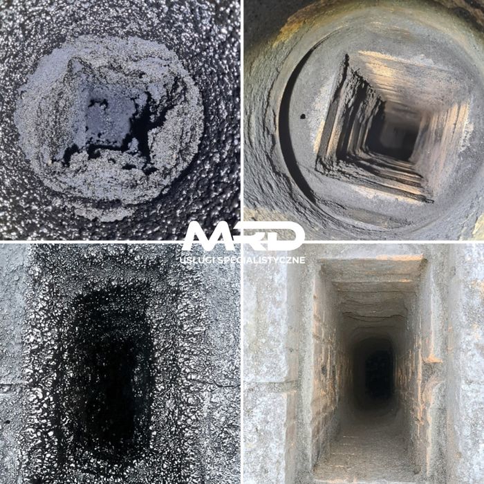 Mechaniczne czyszczenie komina – sadza, smoła, szkliste osady