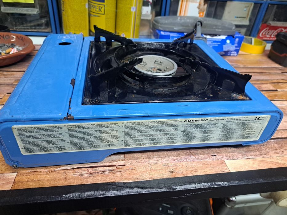Fogao campismo campingaz