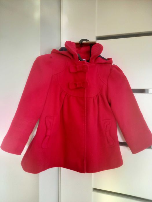Płaszcz dziewczęcy 104 cm
