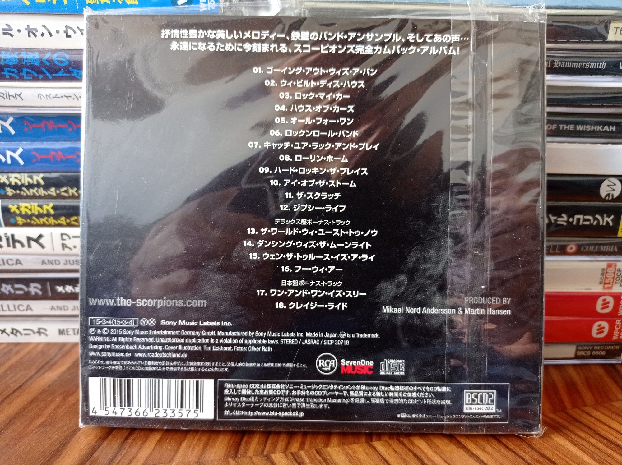Płyta kompaktowa SCORPIONS Return to forever oryginał wersja japońska