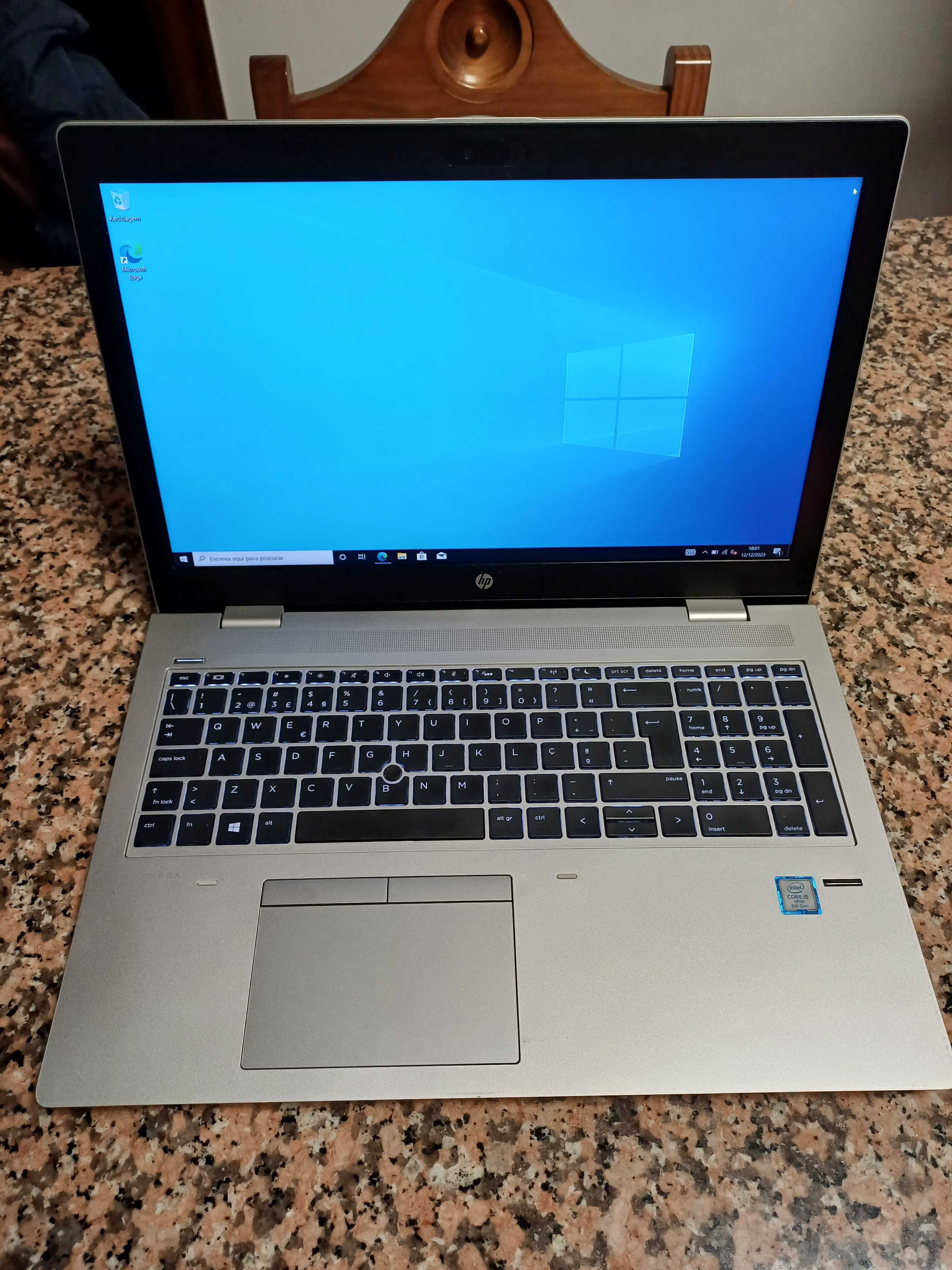 Computador  HP Probook 650 intel core i5 vpro 8th gen