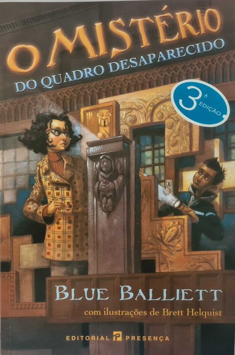 Livro juvenil "O Mistério do Quadro Desaparecido" de Blue Balliett
