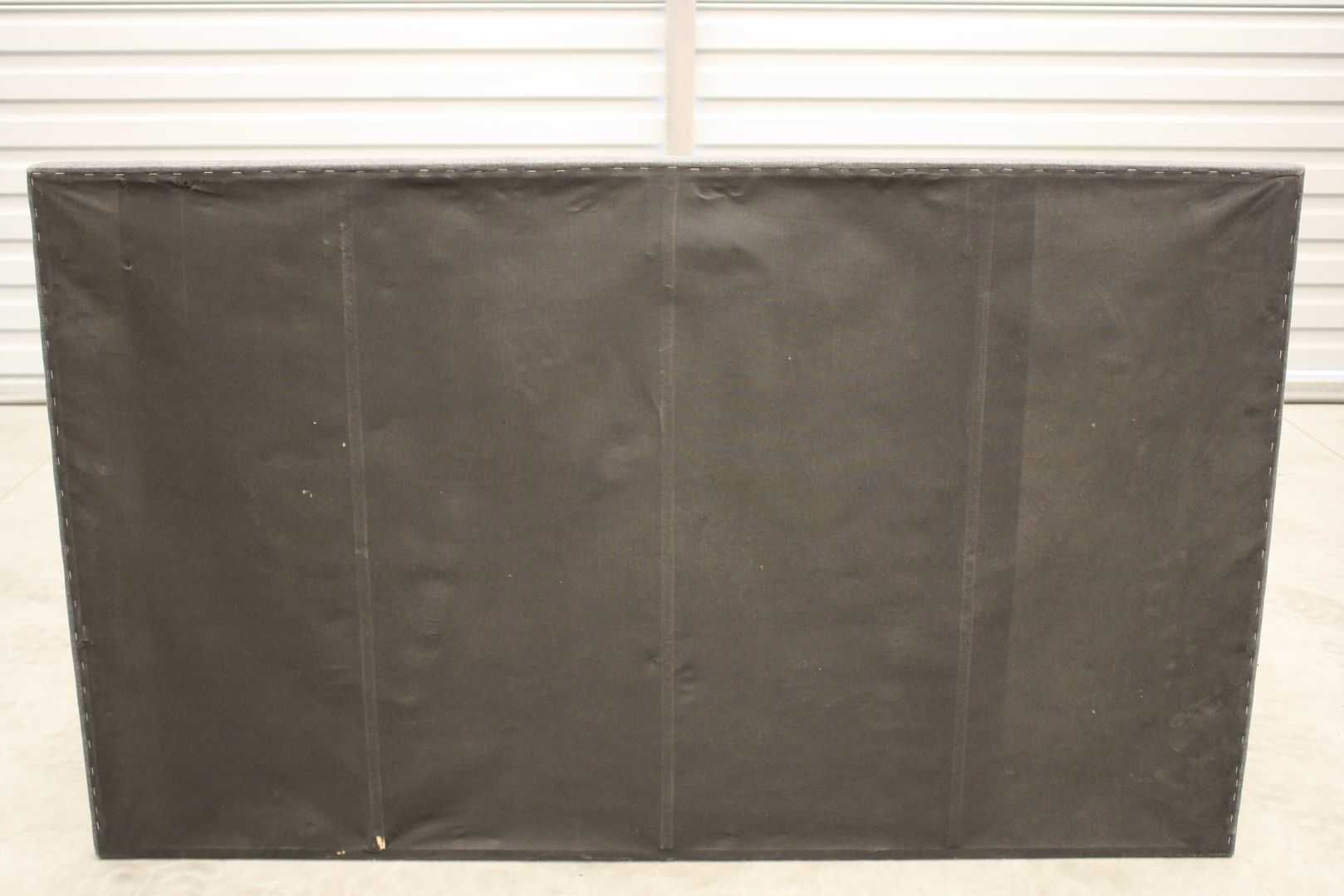 Łóżko drewniane 140x200 Tapicerowane szare płyta MDF BGM24.pl B 7138