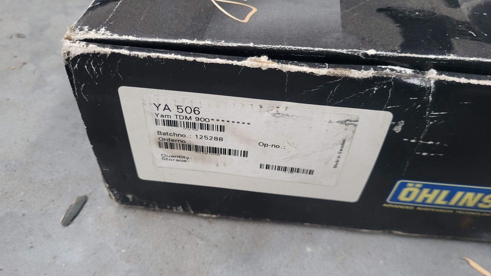 Yamaha Tdm 900 amortyzator tyl ohlins