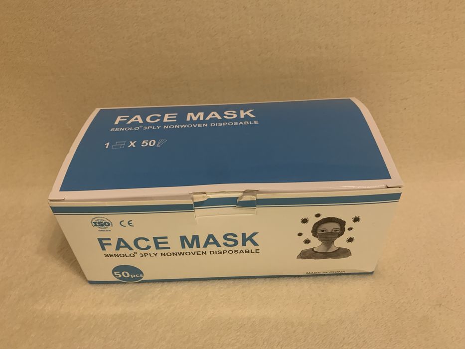 Maseczki jednorazowe 50 sztuk
