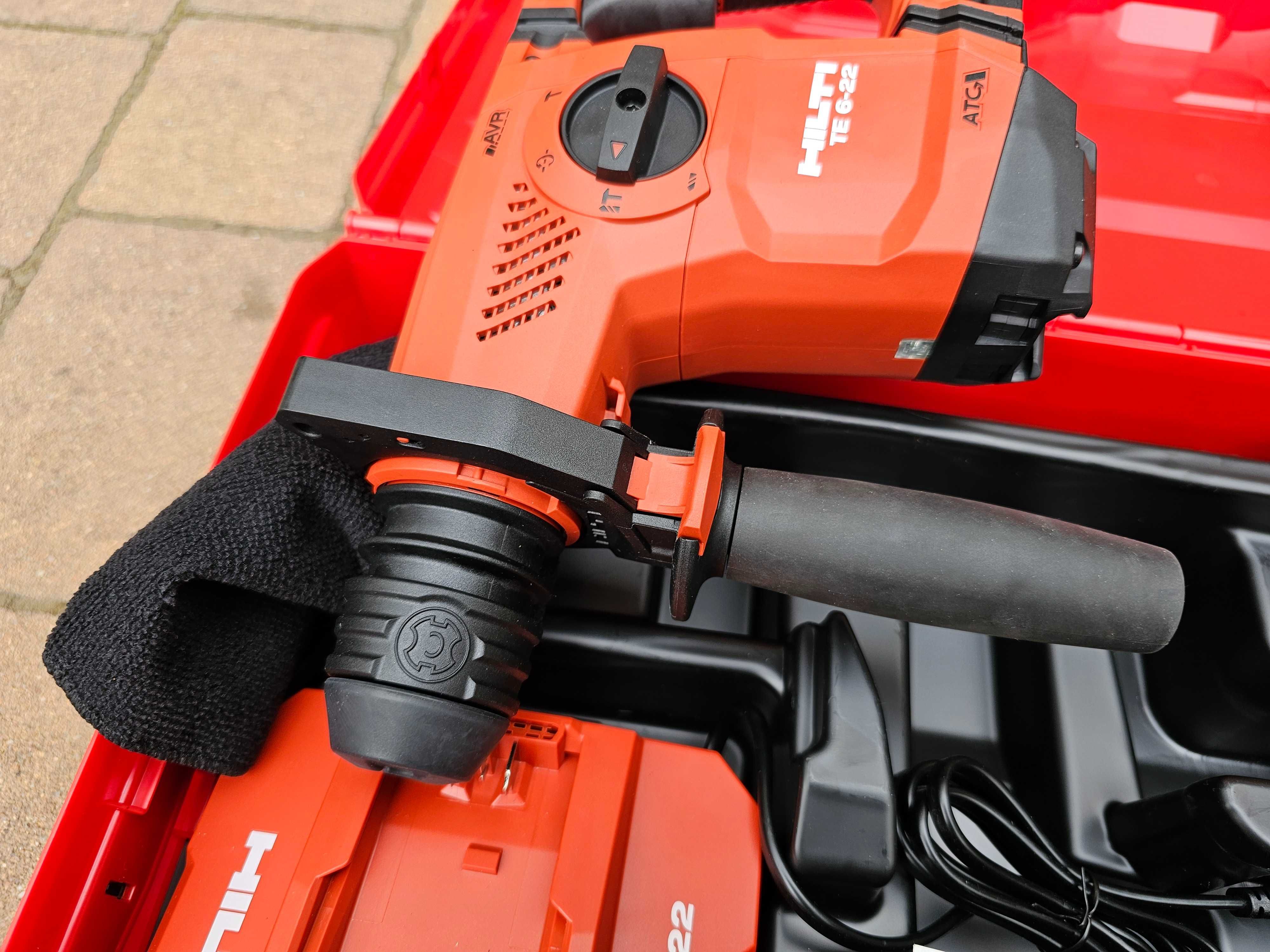 HILTI TE 6-22 2xaku ładowarka walizka jak nowa! faktura gwarancja