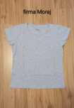 Letnia szara damska bluzeczka t-shirt rozm 2XL firmy Moraj