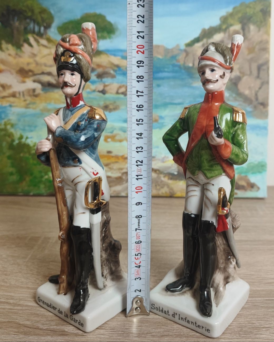 Porcelanowa figura Grenadier de La Garda Armia Napoleona i soldat