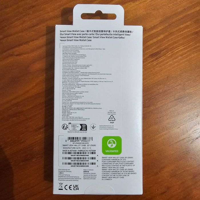 Capa Samsung Smart View Galaxy S24+