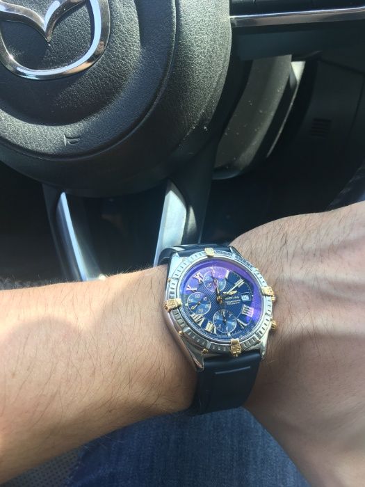 золотые часы Breitling Chronometre crosswind недорого