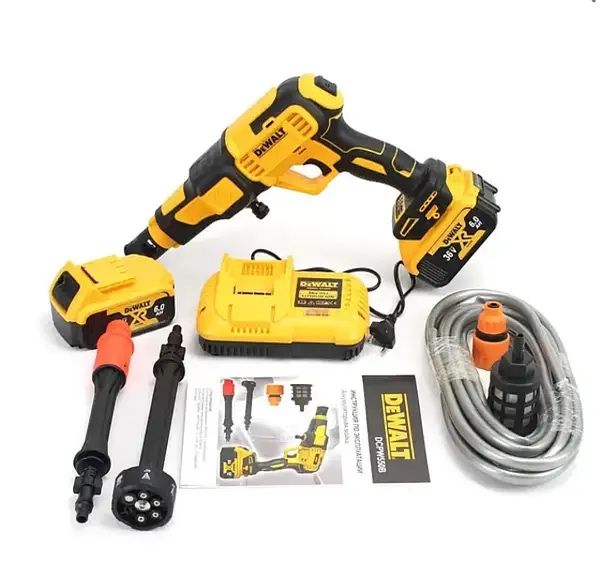 Автомобільна мінімийка високого тиску Dewalt DXR 911X для миття 48V6Ah