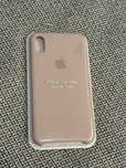 Pudrowo jasnoróżowe silikonowe etui na iPhone X Max lub XS Max