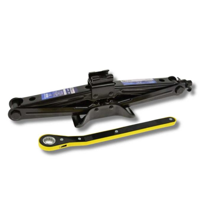 Podnośnik samochodowy LEWAREK 2T + klucz teleskopowy ZESTAW do kół