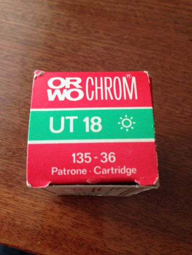 Плёнка Orwo Chrom UT 18, 135-36 Made in Germany (1987 год.)