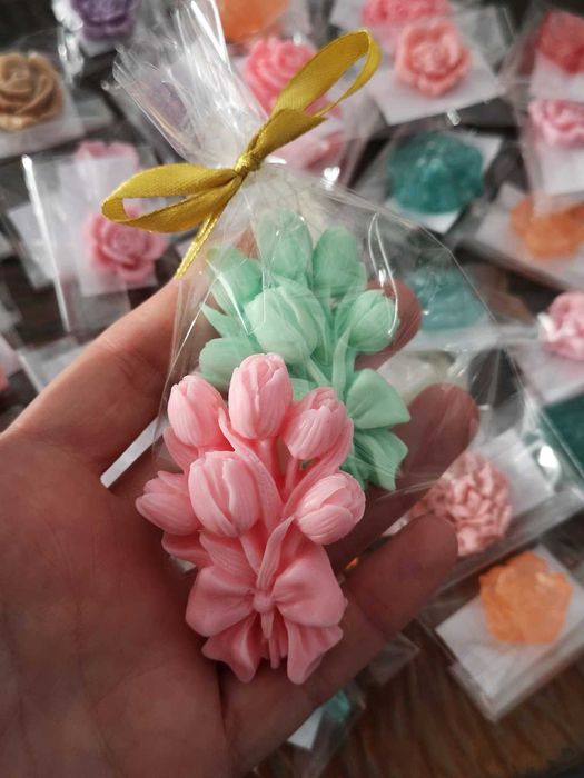 Mydlany upominek 5szt dla gości baby shower komunia roczek urodziny