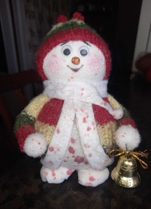 Сніговичок ручної роботи