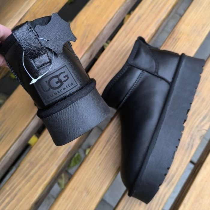 36-41 р Натуральні уги угі угги шкіра хутро шкіряні угги ugg ботинки