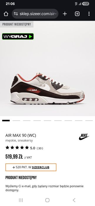 Nike Air Max 90 rozmiar 44