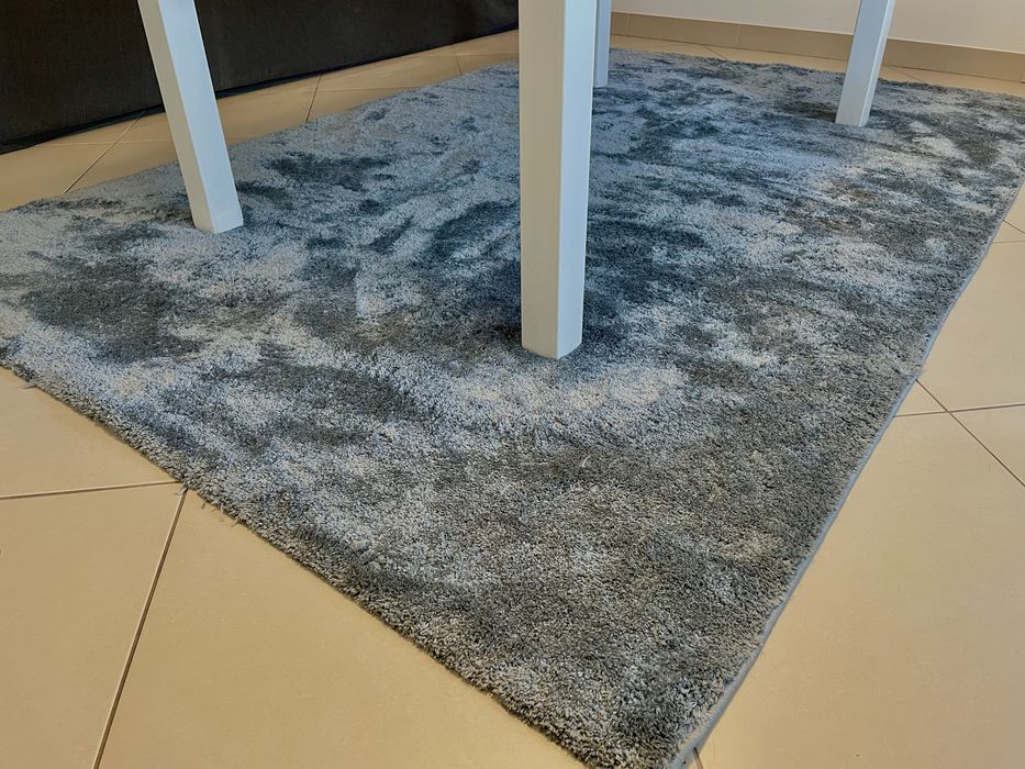 Carpete azul grande