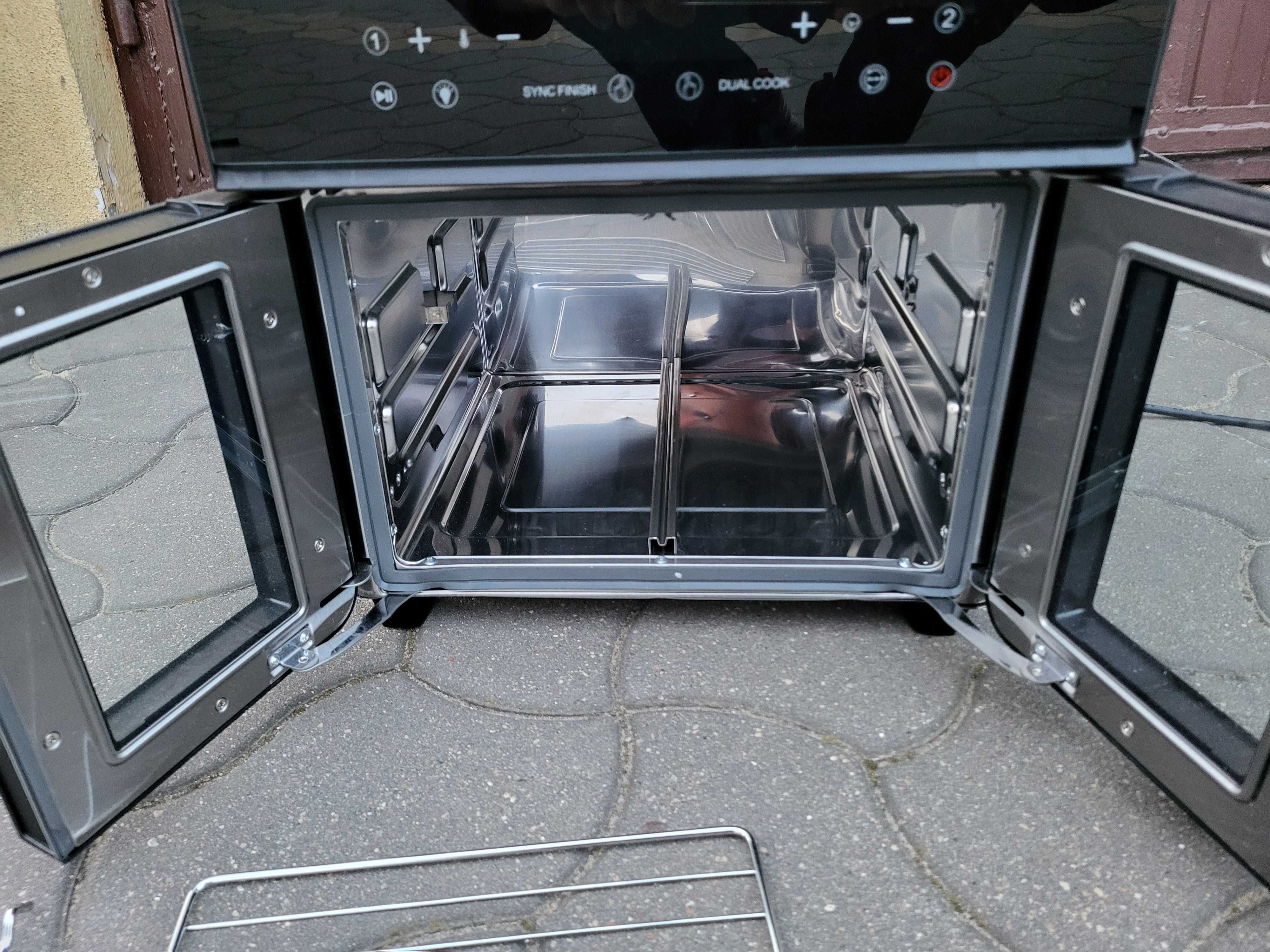Frytkownica piekarnik rożen 23 L Dwustrefowa 2200w 15 programów