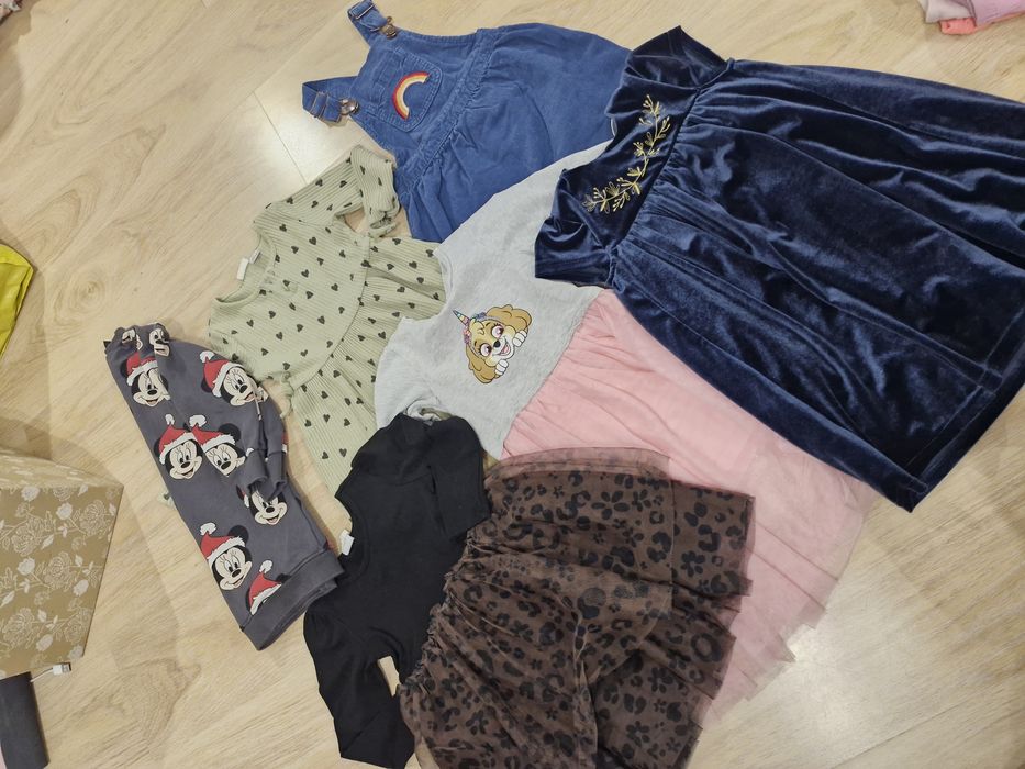 Paka ubranek dziewczynka 98