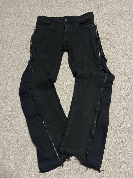 Штаны клеш по типу zara flared pants opium archive опиум архив